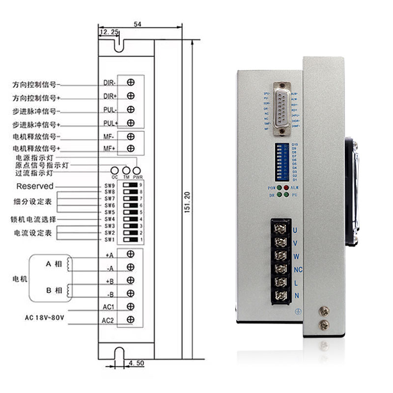 HB-3722MA 三相步进驱动器